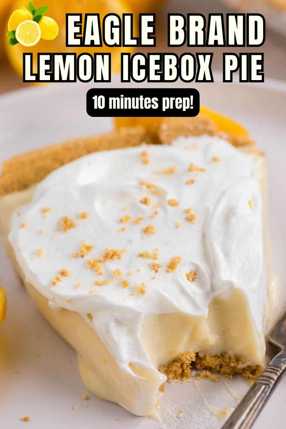 Eagle Brand Creamy Lemon Icebox Pie Recipe - Bowl Me Over